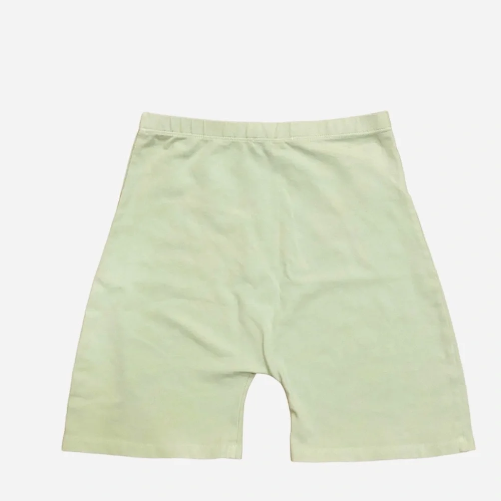 Brandy Melville Pastel Green High Rise Waist Bike Shorts S M L Cotton Comfy
